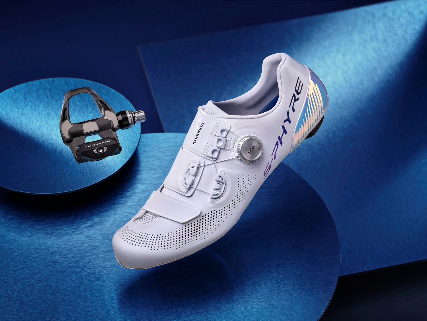 schoenen fietsschoenen shimano s-phyre shimano top to bottom