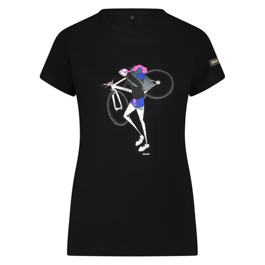 X-Rinne Ltd T-Shirt Dames Zwart