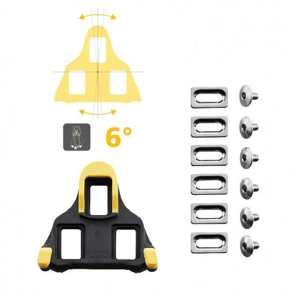 Road Bike Cleats Spd Yellow Cleats Bike Pedals Shimano SPD-SL